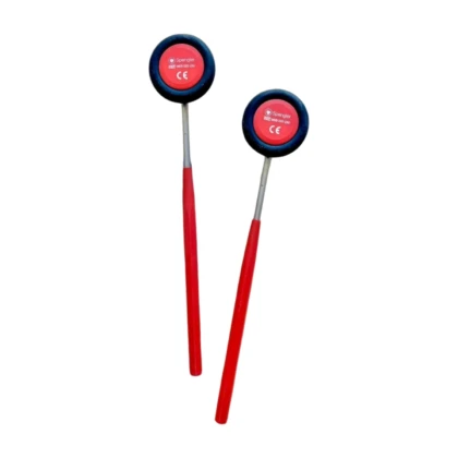 Marteau à réflexes Babinski Spengler, 25 cm, couleur rouge. Instrument médical ergonomique et durable, conçu pour l'évaluation neurologique.