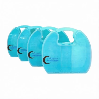 L Boîte à Pharmacie Plate (Vide) "Bleu Turquoise"  - Ondiwell