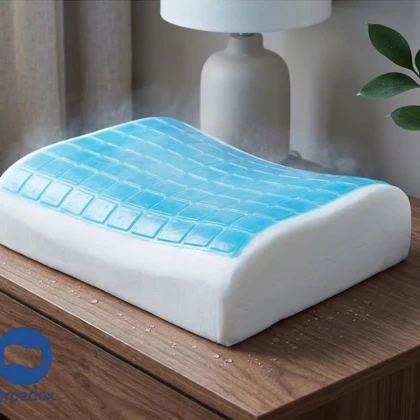 Coussin lombaire ORPEDOX ORP-45 visco-gel : soulage douleurs dorsales au bureau/voiture. Soutien ergonomique optimal (L4-L5), gel rafraîchissant, taille STD. Confort garanti ! (147 caractères)