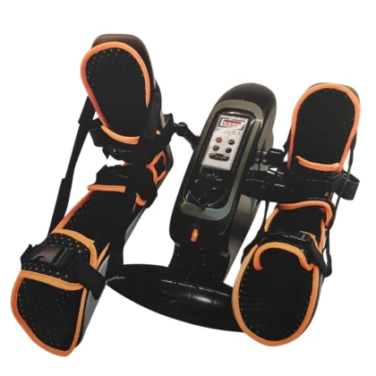Le pédalier de rééducation MC305 Megawell offre une solution simple et fiable pour reprendre une activité physique en douceur. Doté de bottes de fixation des pieds, il garantit un maintien sécurisé qui limite les risques de glissement et permet de se concentrer pleinement sur le mouvement. Sa conception pensée pour le confort et la stabilité apporte un véritable plus lors des séances de rééducation des membres inférieurs. Les bottes maintiennent les pieds en place, favorisant ainsi une sollicitation progressive des muscles et des articulations tout en améliorant la circulation sanguine. Adapté à une utilisation quotidienne en position assise, ce dispositif s’intègre facilement dans un intérieur et convient aussi bien aux personnes en phase de récupération qu’à celles qui souhaitent entretenir leur mobilité sans effort intense. La résistance réglable permet d’ajuster l’intensité selon les besoins et les capacités de chacun. Sa structure stable et son design compact en font un allié discret pour une pratique régulière à domicile. Pour une utilisation optimale, placez le pédalier sur une surface plane et insérez vos pieds dans les bottes en veillant à un maintien confortable. Commencez par des sessions de cinq à dix minutes, puis augmentez progressivement la durée. Une pratique de trois à quatre fois par semaine favorise de meilleurs résultats tout en respectant votre rythme. Avec le pédalier MC305 Megawell, retrouvez progressivement aisance et autonomie dans vos mouvements quotidiens.