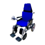 Fauteuil Roulant Électrique Enfant en Acier - Dossier Inclinable + Repose-Pieds 152F - MedicBox Algérie