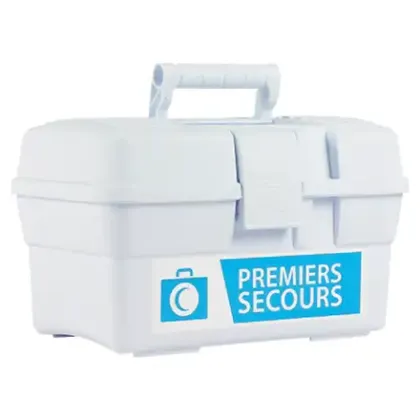Boîte à Pharmacie Premiers Secours Bleu – Mallette