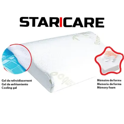 Oreiller mémoire de Forme avec gel – STARCARE